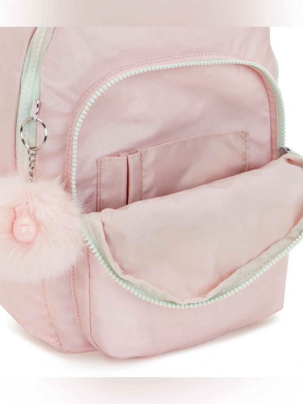 Kipling Seoul S Pastel Pink School Backpack